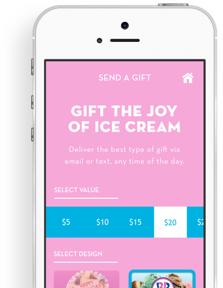Photo Of Baskin Robbins Lodi Ca United States Icing - Baskin Robbins Phone App (436x564), Png Download