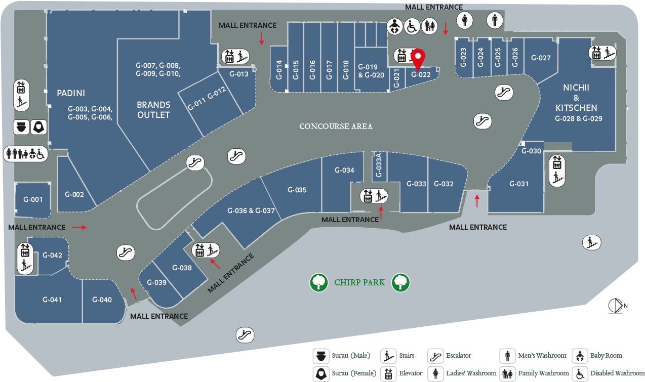 Baskin Robbins - Starling Mall Floor Plan (1280x760), Png Download