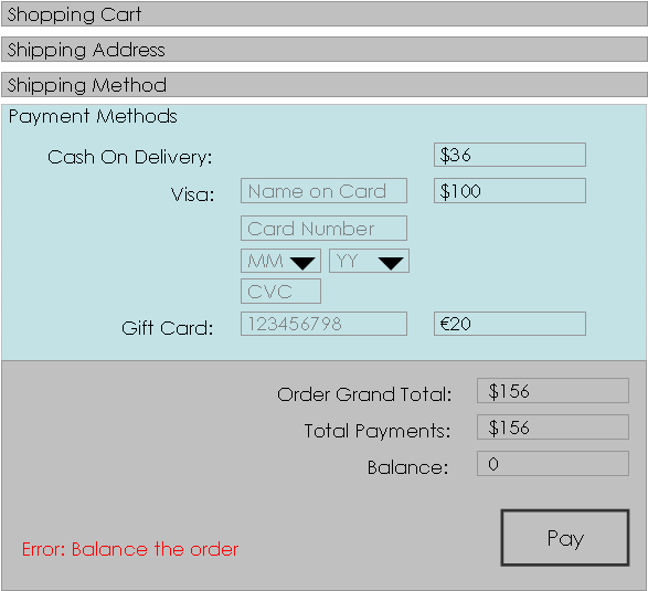 Download Split Payment Submit Payment Page Example Of Online Transaction Full Size PNG Image