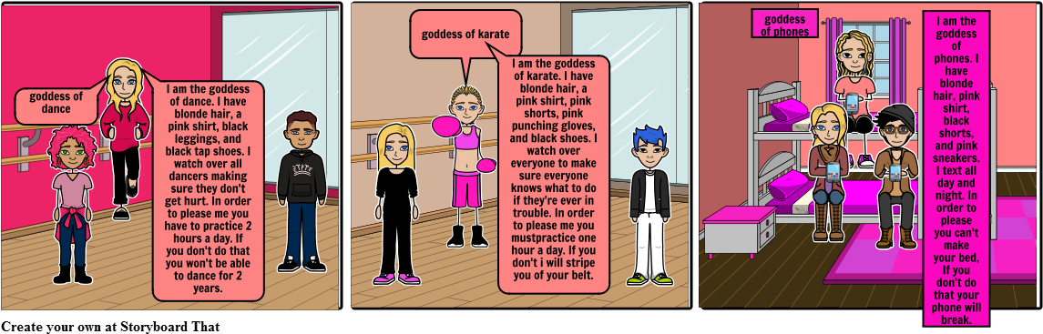 My Goddesses - Cartoon (1164x385), Png Download