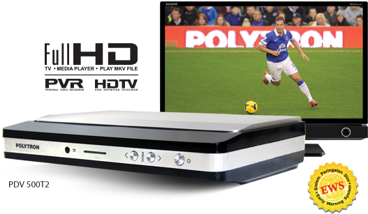 Dvbt2 - Set Top Box Dvb T2 Polytron Pdv 500t2 (540x500), Png Download