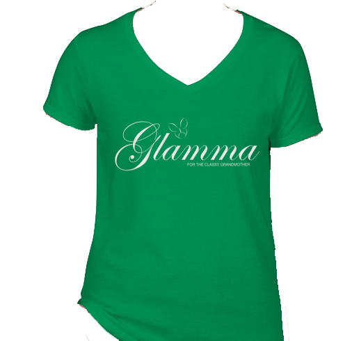 Glamma Green White Glitter V-neck - Game 7 (506x490), Png Download