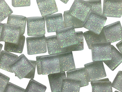 White Glitter Glass Tiles - Glass Tile (400x301), Png Download