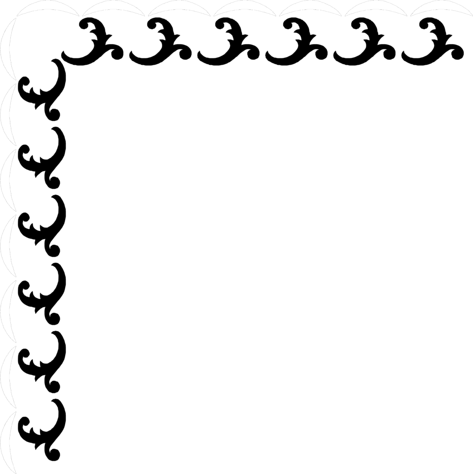 Fancy Corners Clipart Download - Corner Design Clip Art (958x959), Png Download