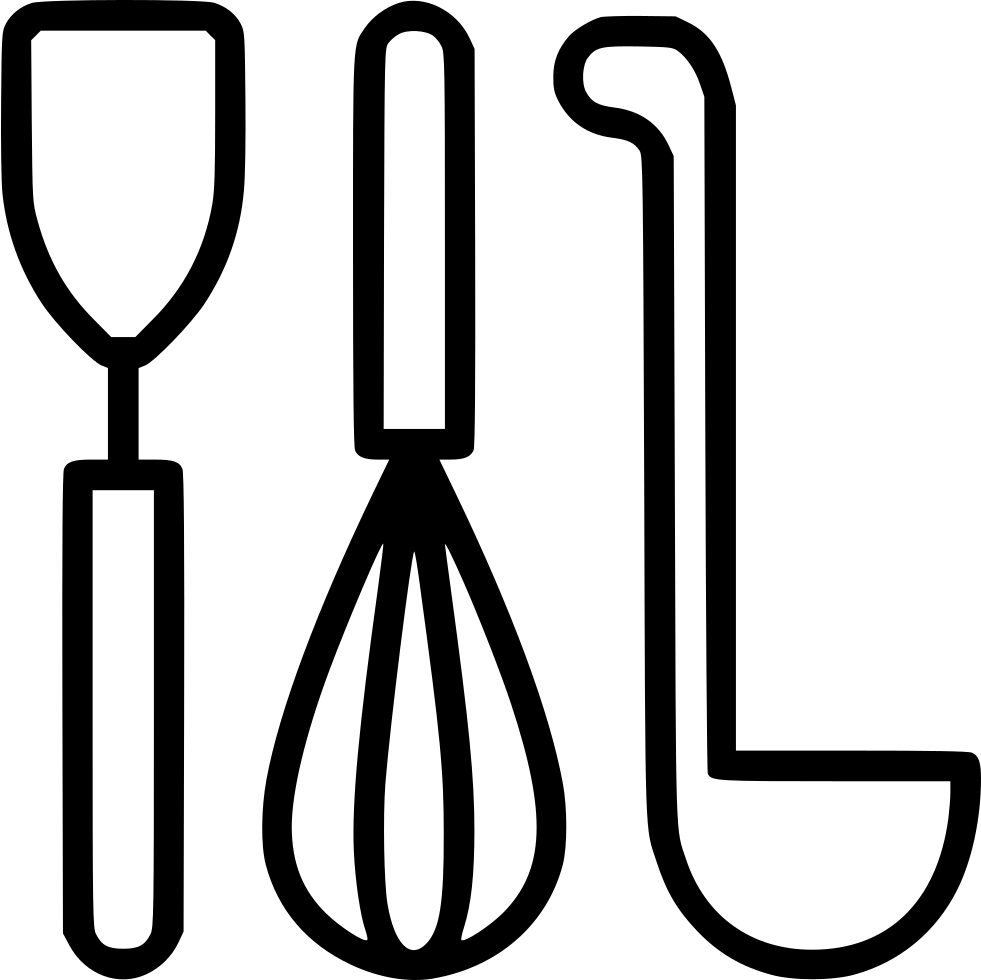 Cooking Utensils - - Cooking Utensils Icon (981x980), Png Download