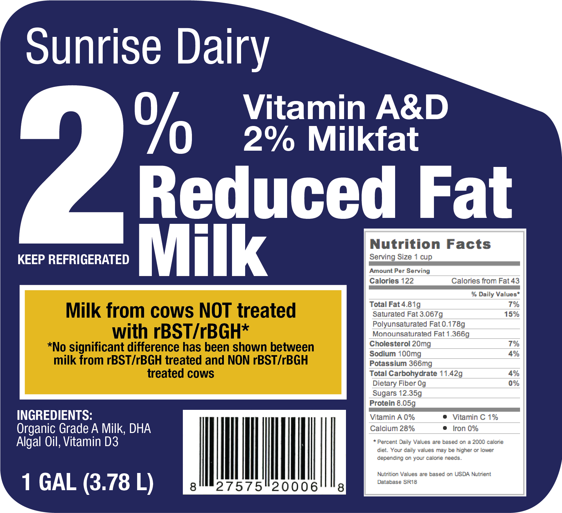 Http - //guidingbyte - Com/modo/milklabelfull - Xyloburst Coconut Palm Sugar, 2.5 Lbs (1794x1747), Png Download