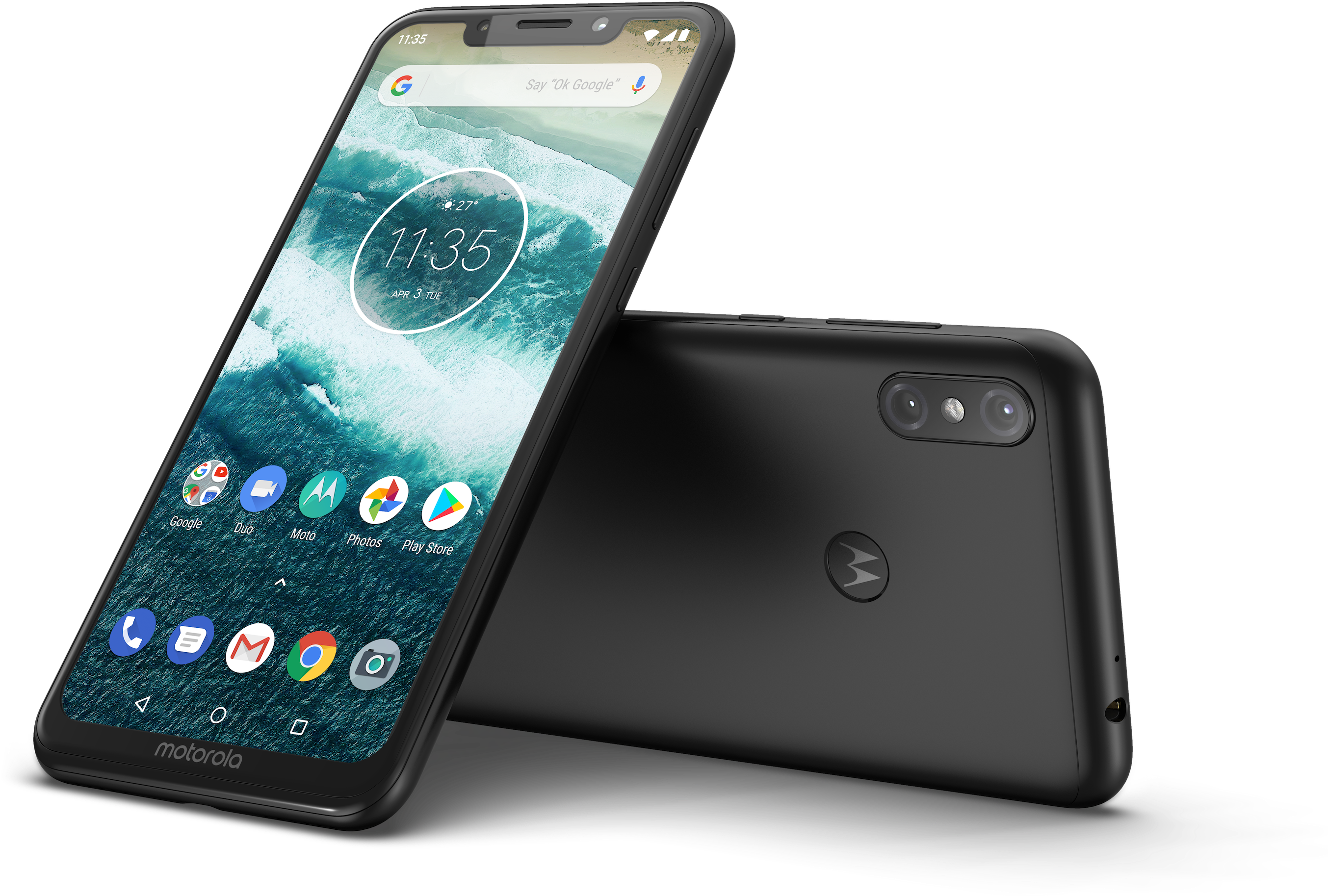 Motorola - Moto One Power Price India (3000x2001), Png Download