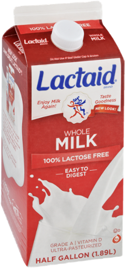 Lactaid Milk 1 Quart (600x600), Png Download