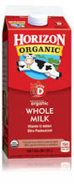Milk Gallon Png - Horizon Organic Whole Milk (600x600), Png Download