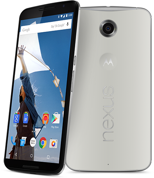 Nexus 6 Nexus - Google Nexus 6 32gb Lte Blue (523x610), Png Download