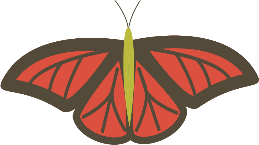 Butterfly (942x511), Png Download