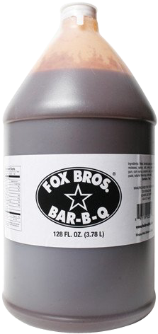 Fox Bros Bbq Sauce 1 Gallon - Fox Bros Bbq (333x500), Png Download