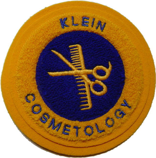 Cosmetology Comb & Scissors - Emblem (1000x1000), Png Download