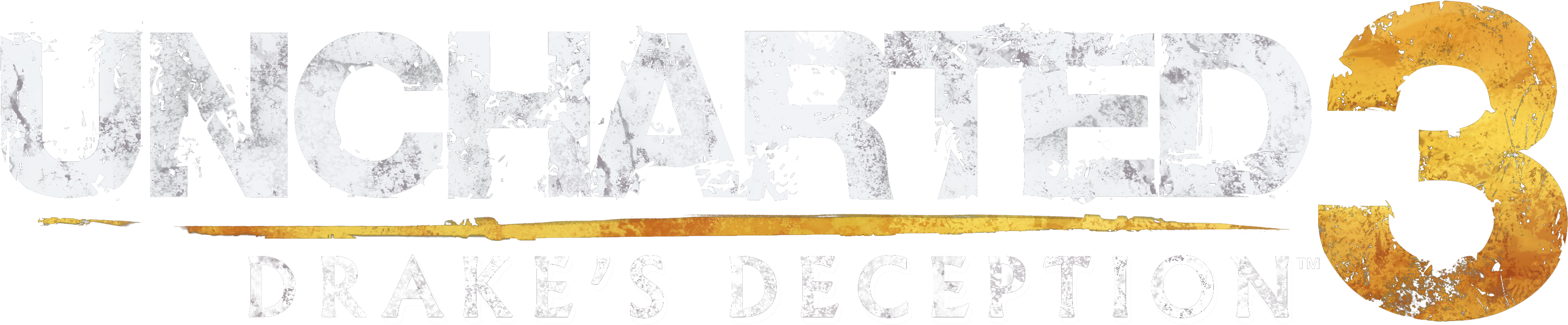 No Caption Provided - Uncharted 3 Logo Png (3648x840), Png Download