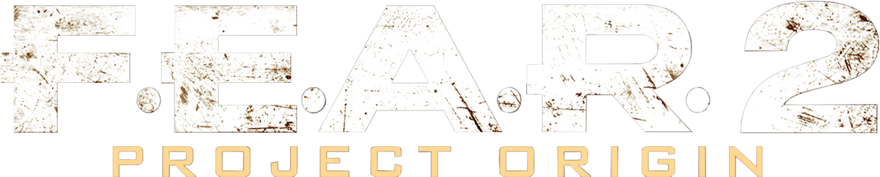 F - E - A - R - 2 - Project Origin - Clear Logo - Fear 2 Project Origin Logo (1804x363), Png Download