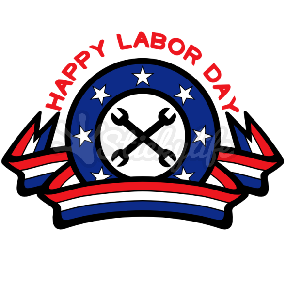 Happy Labor Day Decal - Brazil Soccer Banner (940x587), Png Download