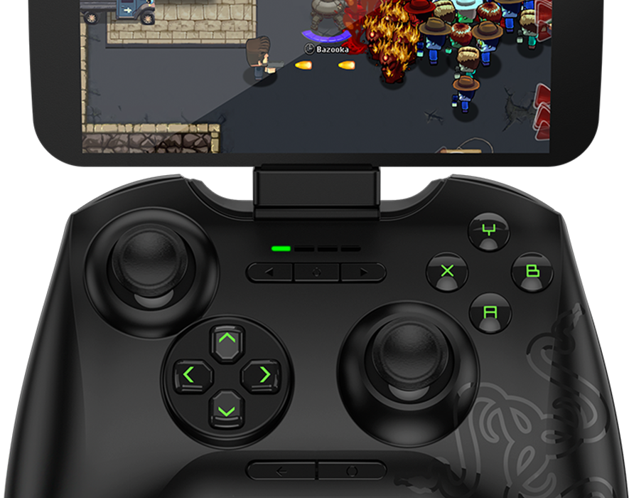 Designed For Android Gaming - Razer Serval Bluetooth Game Controller For Android (885x700), Png Download