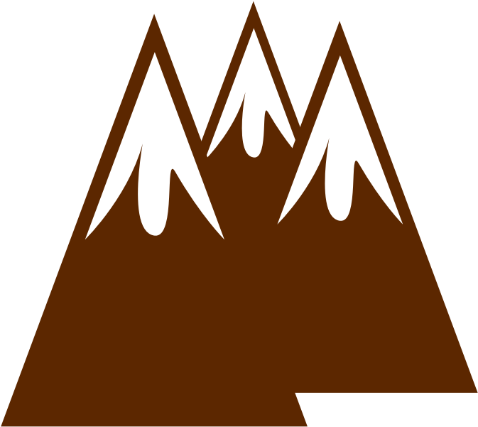 Brown Mountain Hi - Mountain Clip Art (800x800), Png Download