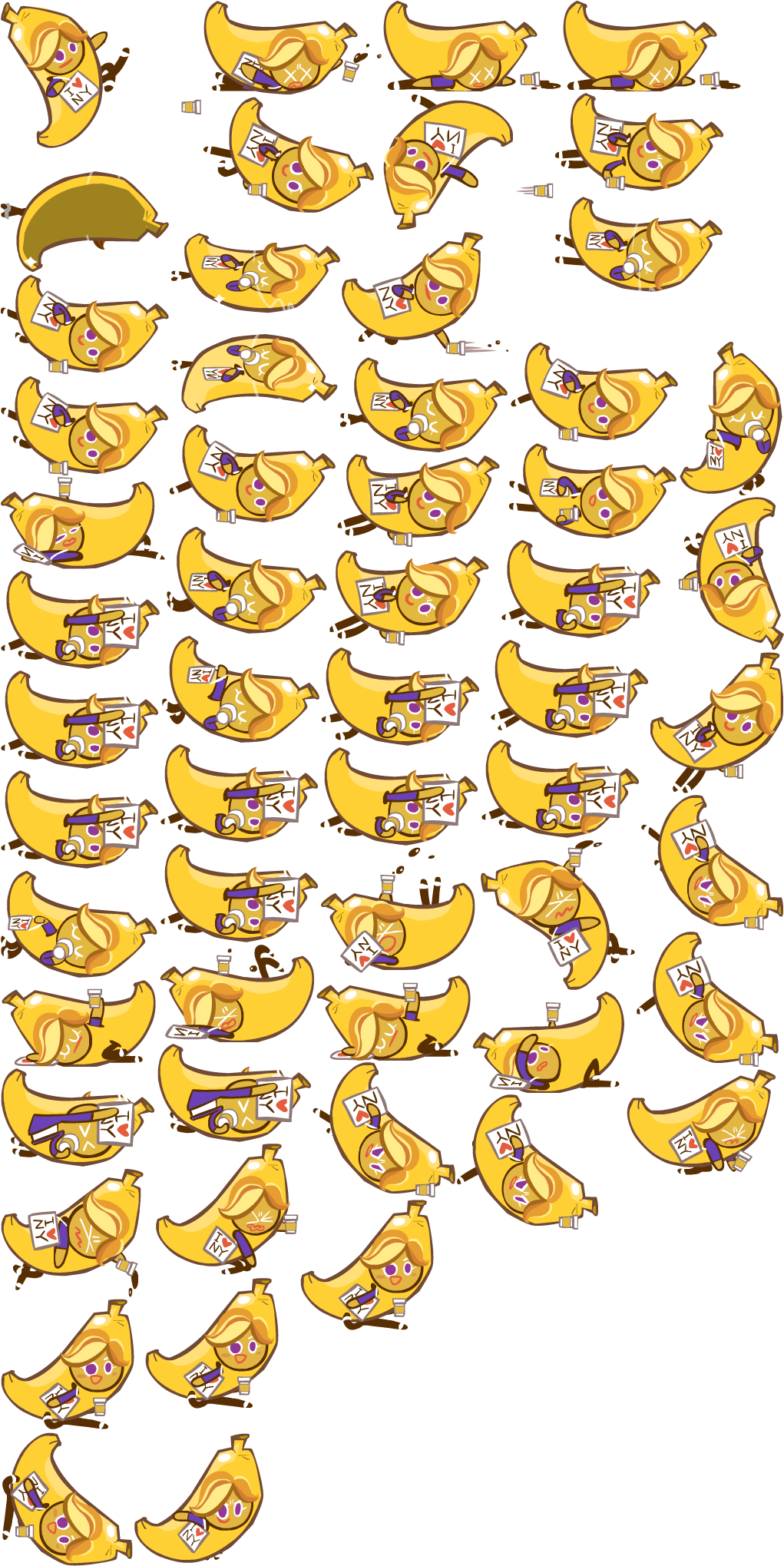 Ch10 Halloween - Cookie Run Sprite Sheet (1024x2048), Png Download