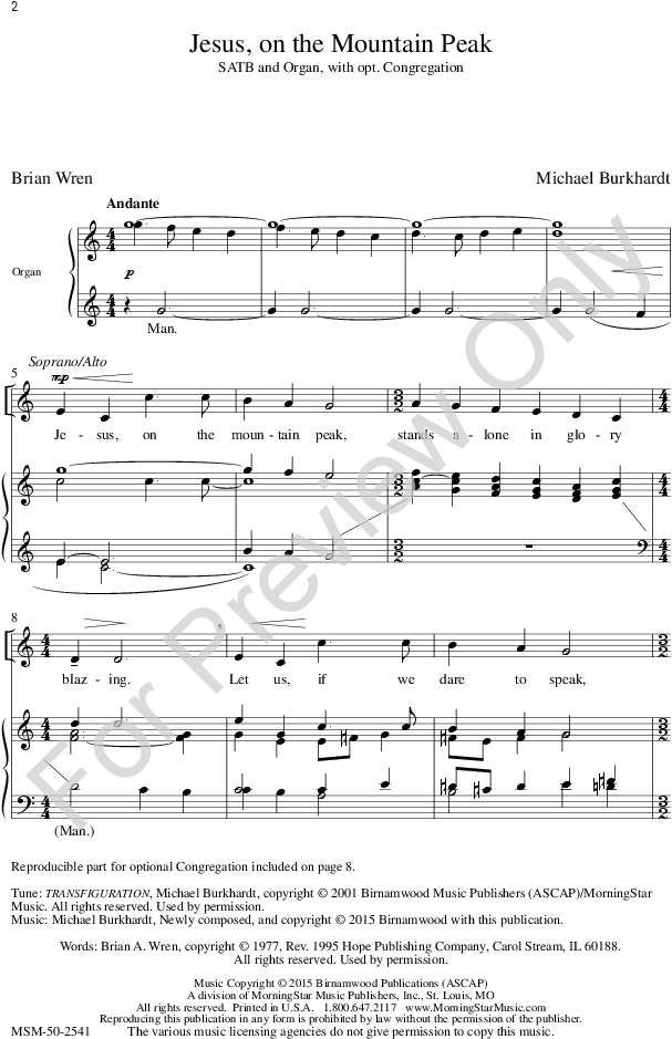 Jesus On The Mountain Peak Thumbnail - Bach Suite No 6 Gavotte In D Major For Piano (672x984), Png Download