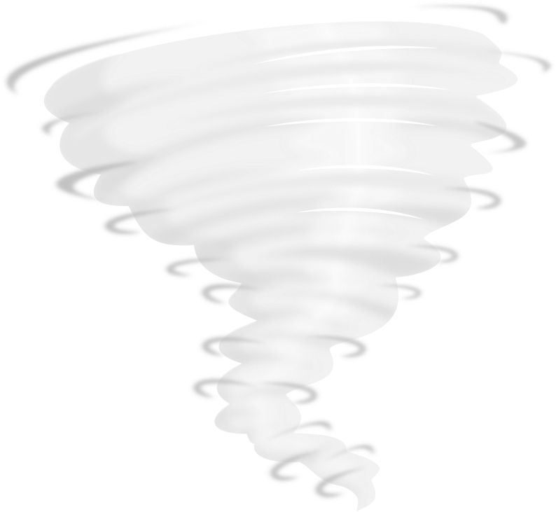 Tornado Clipart Transparent - Tornado Clipart (800x800), Png Download
