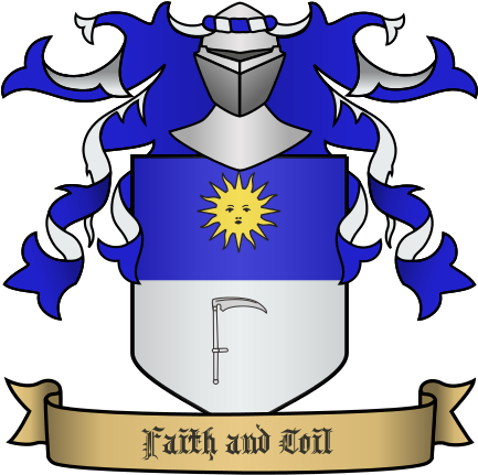 Bishopstone - Libertarian Coat Of Arms (432x446), Png Download