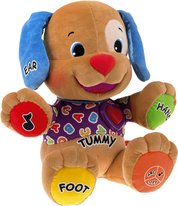 Love To Play Puppy™ - Laugh And Learn Puppy Fisher Price (457x425), Png Download