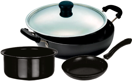 Hard Anodised Cookware - Cookware And Bakeware (447x301), Png Download