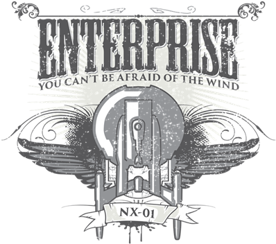 Star Trek - Enterprise - T-shirt (400x400), Png Download