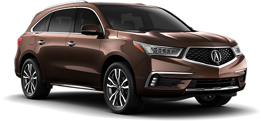 New 2019 Acura Mdx Awd Advance 6p - Acura Mdx (874x332), Png Download
