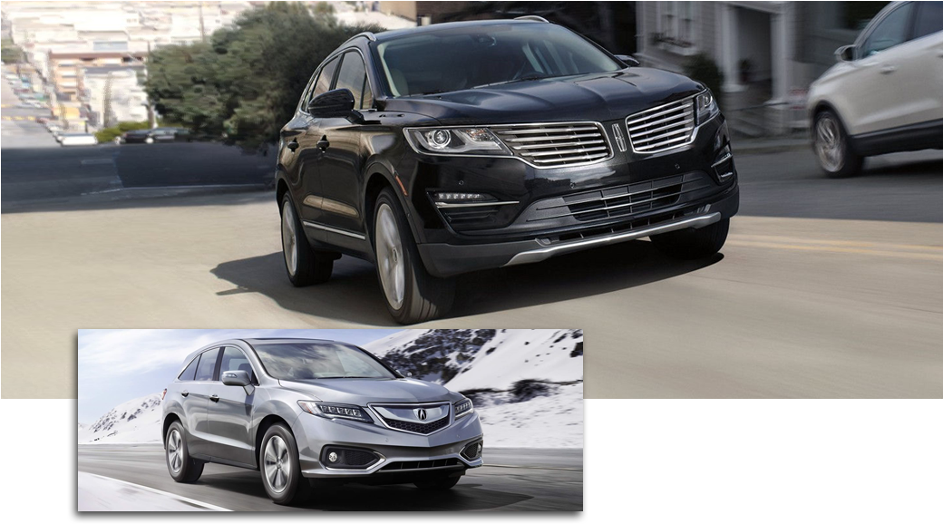 2017 Lincoln Mkc Vs 2017 Acura Rdx - Lincoln Mkc 2018 And 2019 (1039x595), Png Download