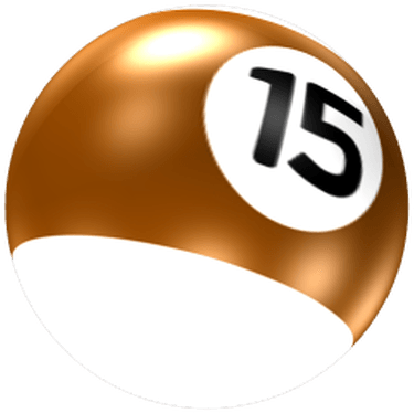 Billiard Ball 15 Png (400x400), Png Download