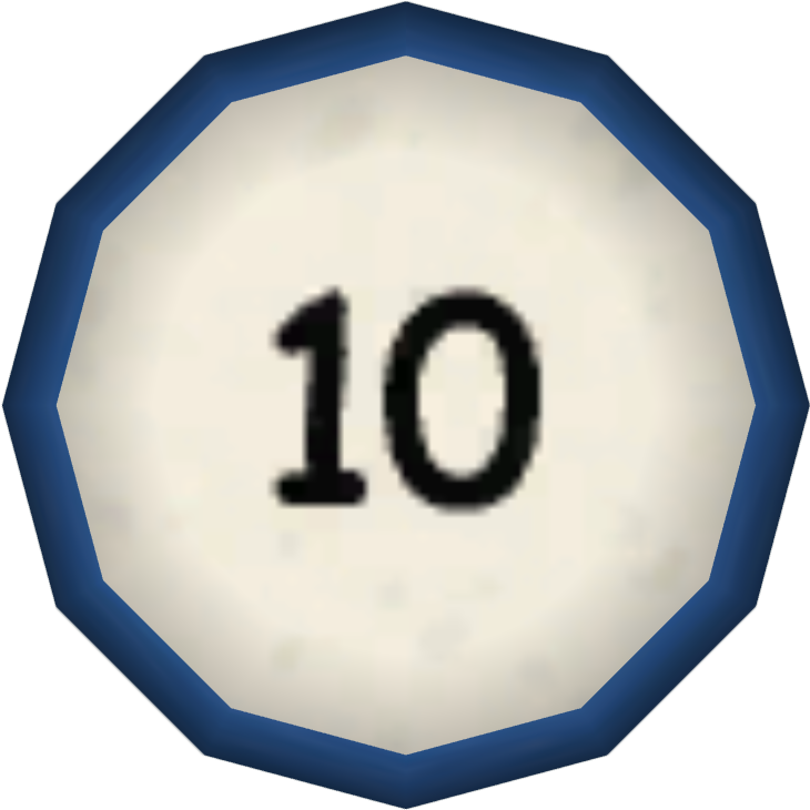 10-ball - Number (774x777), Png Download
