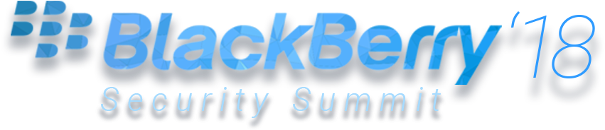 Blackberry'18 Security Summit - London Security (928x260), Png Download