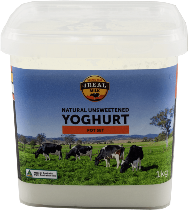 Packed Yogurt - 4real Milk (640x714), Png Download