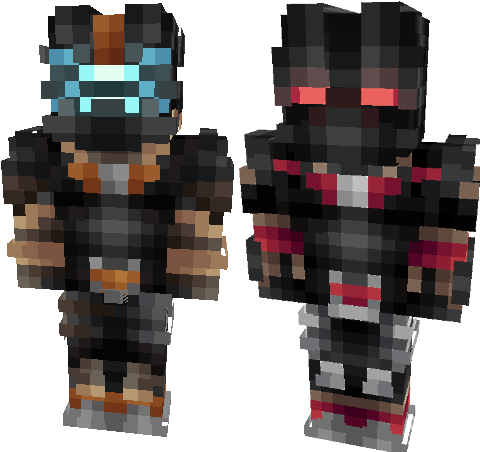 Carver Next To My Isaac Skin - Dead Space 3 John Carver Minecraft Skin (491x456), Png Download