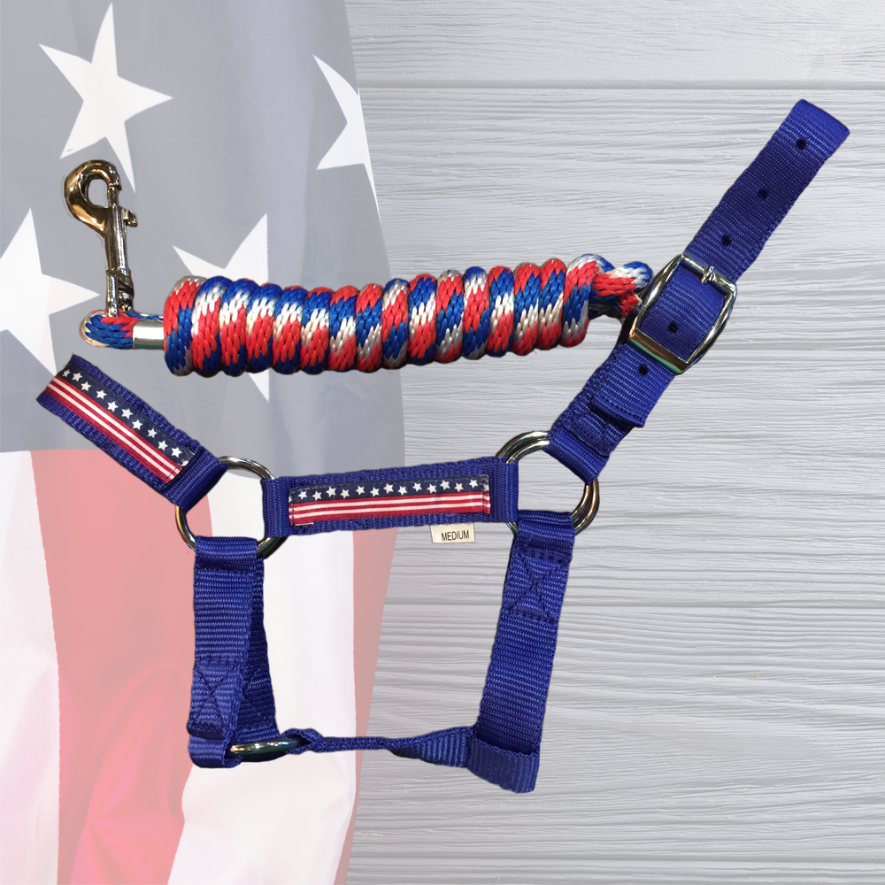 Patriotic Halter Lead Combowhile Supplies Last - Halter (1000x1000), Png Download