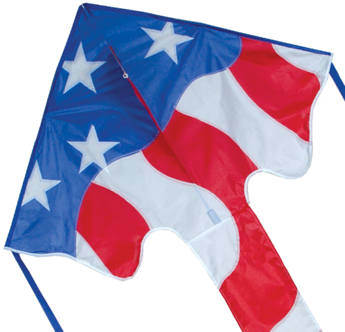 46" Patriotic Easy Flyer Delta Kite - Duststroke(ダストストローク) バッグ (ポテト & ハンバーガー) (500x500), Png Download