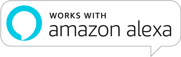 Works With Alexa - Compatible With Amazon Alexa (626x200), Png Download