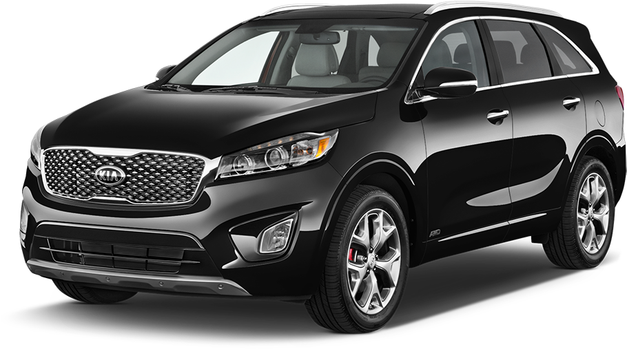 2016 Kia Sorento Angular Front - 2019 Vw Jetta S Black (1000x1000), Png Download