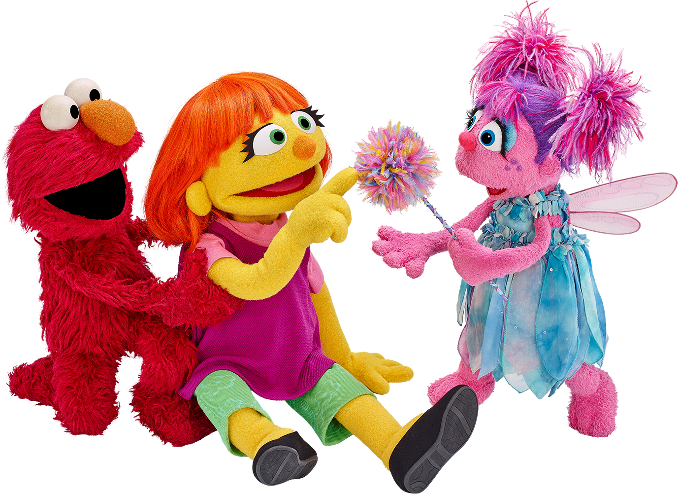Shape Hunt - Sesame Street Julia Png (1500x1017), Png Download