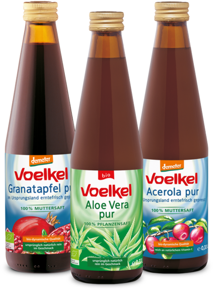 'mother Juice' Is The High-quality Direct Juice From - Voelkel Bio Granatapfel Pur, 0,75 L (444x600), Png Download
