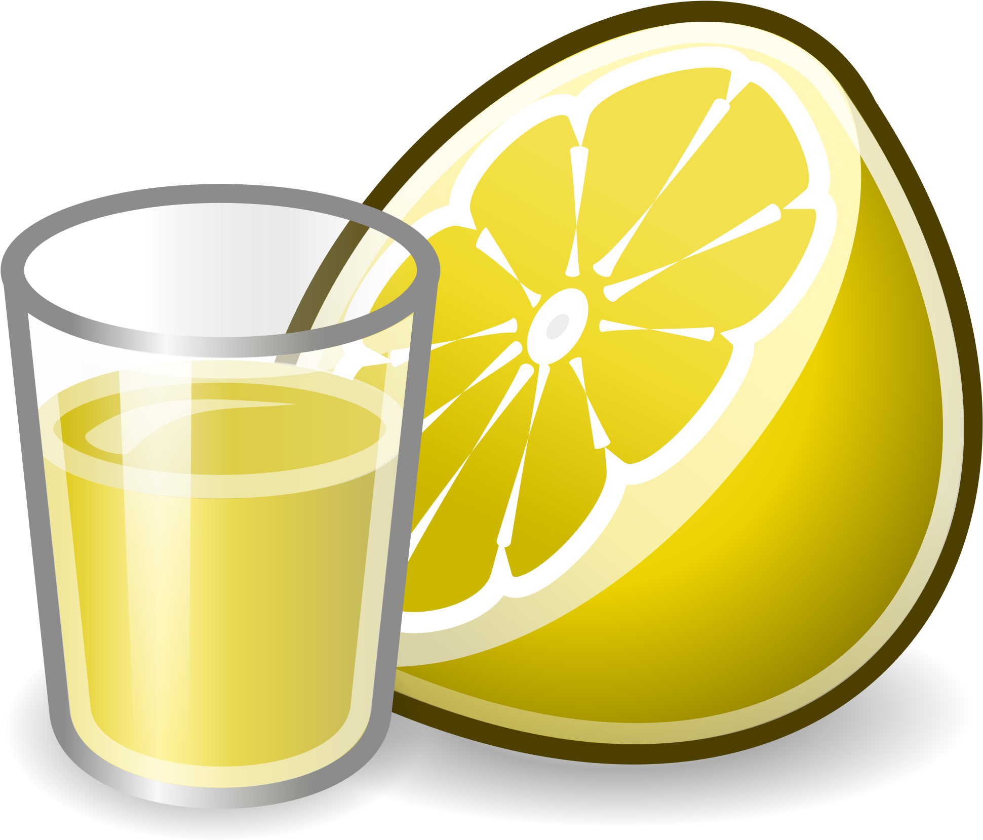 Open - Lemon Squash Cartoon Png (2000x2000), Png Download
