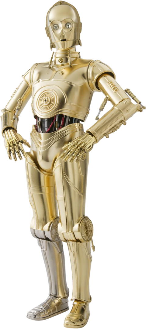 C 3po (480x1082), Png Download