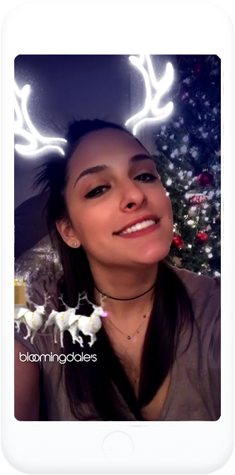 Bloomingdale's Christmas - Girl (358x697), Png Download