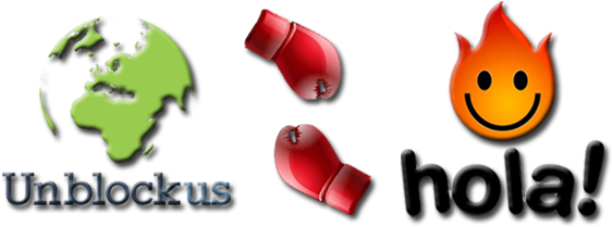 Unblock Us Vs Hola Access Geo Blocked Streaming Sites - Hola (600x300), Png Download