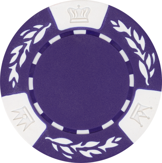 Crown Wheatear Clay No Metal Insert - Red Lucky Crown Poker Chip (523x526), Png Download