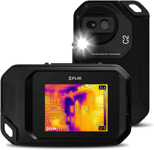 There Are Numerous Application With The Use Of Infrared - Camera Flir C2 (550x534), Png Download