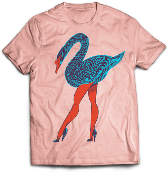 Click Here To Purchase His “sexy Swan” Tee For $25 - Rugby Prop T Shirt (540x560), Png Download