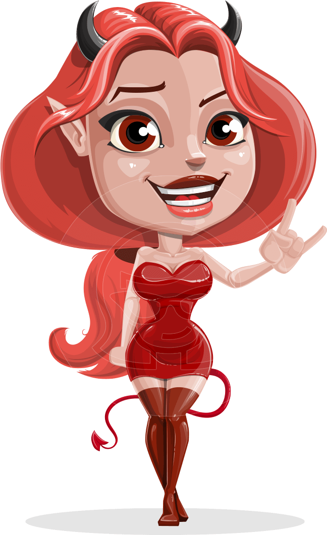 Sophia The Tempting Devil - Devil (957x1060), Png Download